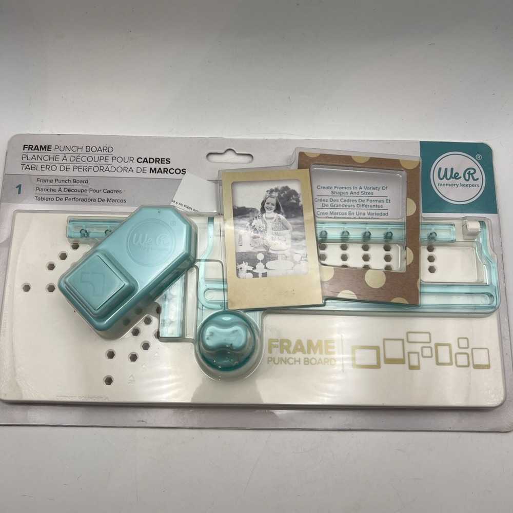 We R Memory Keepers Frame Punch Board Set New In Package